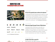 Tablet Screenshot of envie-de-communication.fr